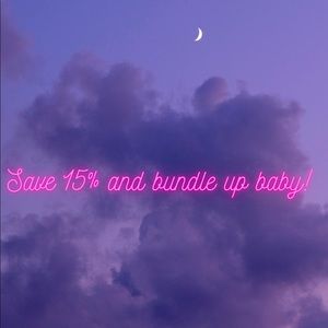 Bundle Up 2 or more items and save 15% off!